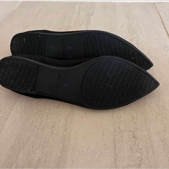 Rothy’s The Point Washable Flats Black Size W9 - Picture 9 of 11